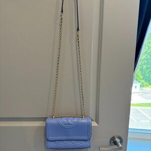 Tory Burch Periwinkle Shoulder/Crossbody Bag